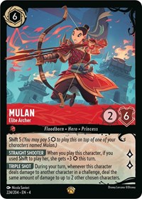Mulan - Elite Archer (224/204) (224/204) [Illumineers Quest Deep Trouble]