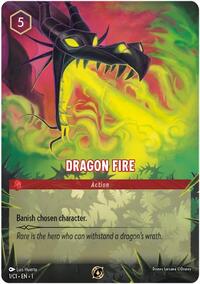 Dragon Fire (1) [Disney Lorcana Promo Cards]