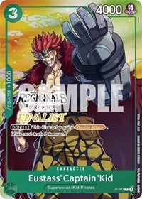 Eustass"Captain"Kid (Offline Regional 2024 Vol. 2) [Finalist] (P-003) [One Piece Promotion Cards]