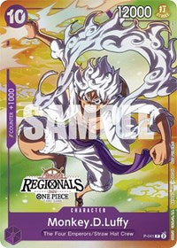 Monkey.D.Luffy (041) (Offline Regional 2024 Vol. 2) [Participant] (P-041) [One Piece Promotion Cards]