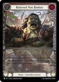 Battered Not Broken - LGS255 (LGS255) [Flesh and Blood Promo Cards]
