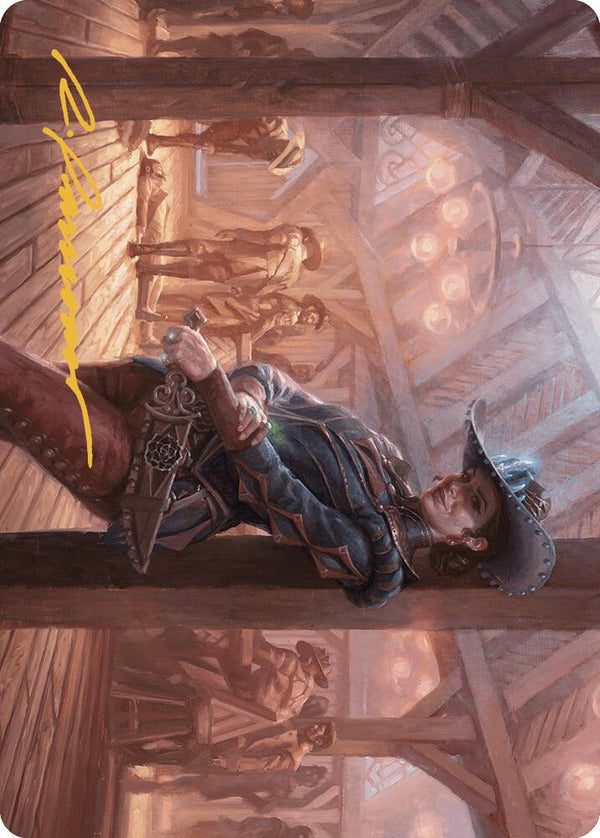 Marchesa, Dealer of Death Art Card (Gold-Stamped Signature) (27) [Outlaws of Thunder Junction Art Series]
