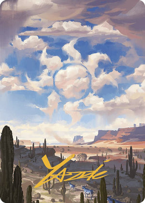 Plains Art Card (Gold-Stamped Signature) (36) [Outlaws of Thunder Junction Art Series]