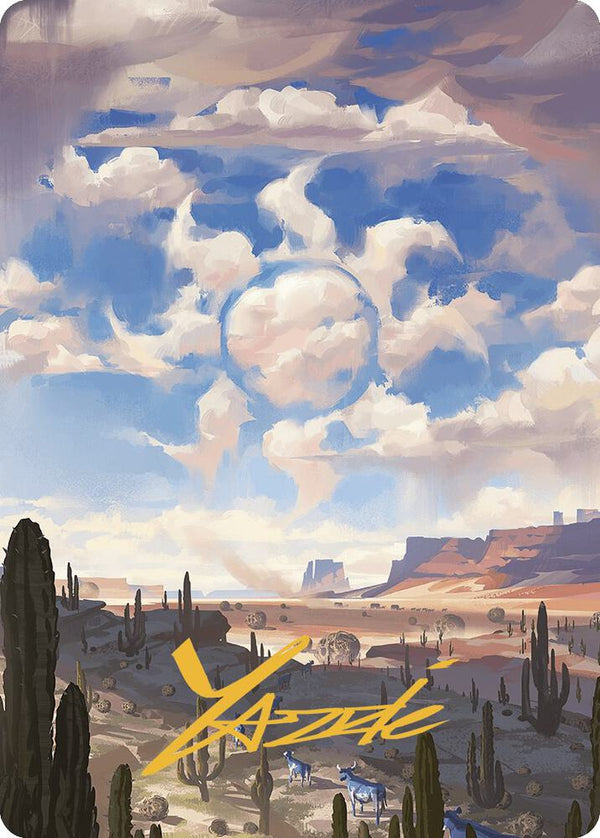 Plains Art Card (Gold-Stamped Signature) (36) [Outlaws of Thunder Junction Art Series]