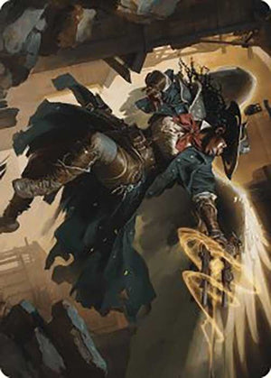 Archangel of Tithes Art Card (1) [Outlaws of Thunder Junction Art Series]