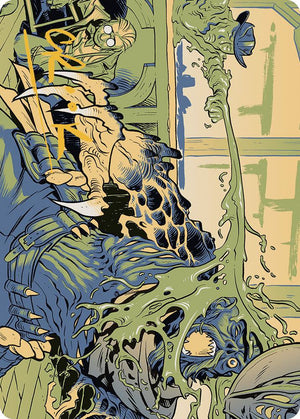 Voidslime Art Card (Gold-Stamped Signature) (49) [Outlaws of Thunder Junction Art Series]