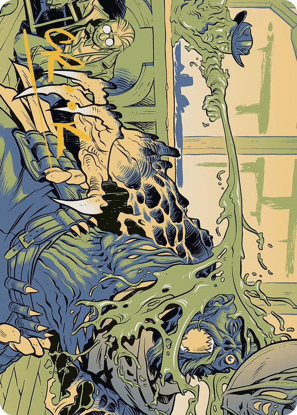Voidslime Art Card (Gold-Stamped Signature) (49) [Outlaws of Thunder Junction Art Series]