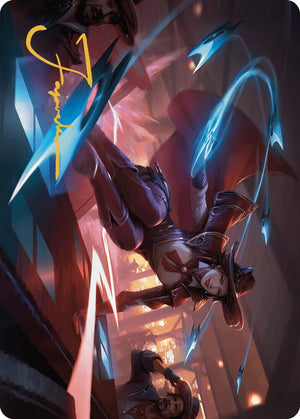Slick Sequence Art Card (Gold-Stamped Signature) (33) [Outlaws of Thunder Junction Art Series]