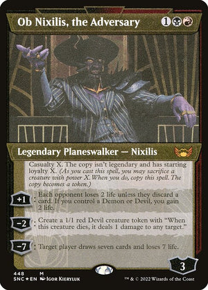 Ob Nixilis, the Adversary (448) [Streets of New Capenna] [Showcase]