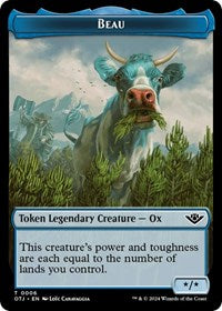 Beau // Plot Double-Sided Token (6 // 20) [Outlaws of Thunder Junction]