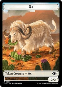 Ox Token (3) [Outlaws of Thunder Junction]