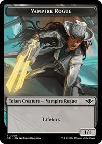 Vampire Rogue // Plot Double-Sided Token (8 // 20) [Outlaws of Thunder Junction]