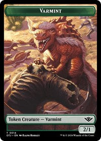 Varmint Token (14) [Outlaws of Thunder Junction]
