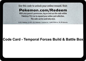 Code Card - Temporal Forces Build & Battle Box [SV05 Temporal Forces]