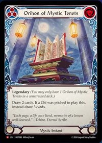 Orihon of Mystic Tenets (MST080) [Part the Mistveil]