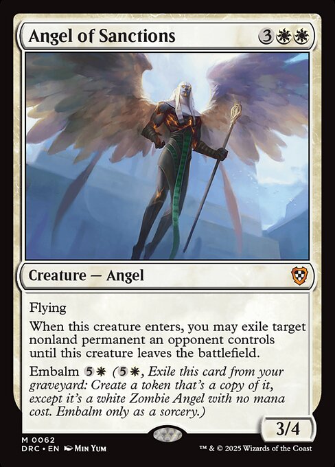 Angel of Sanctions (62) [Aetherdrift Commander]