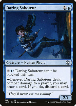 Daring Saboteur (217) [New Capenna Commander]