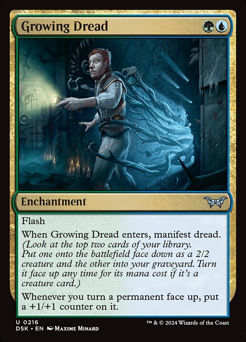 Growing Dread (216) [Duskmourn: House of Horror]
