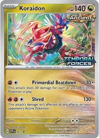 Koraidon - 091 (Prerelease) [Staff] (091) [SV Scarlet and Violet Promo Cards]