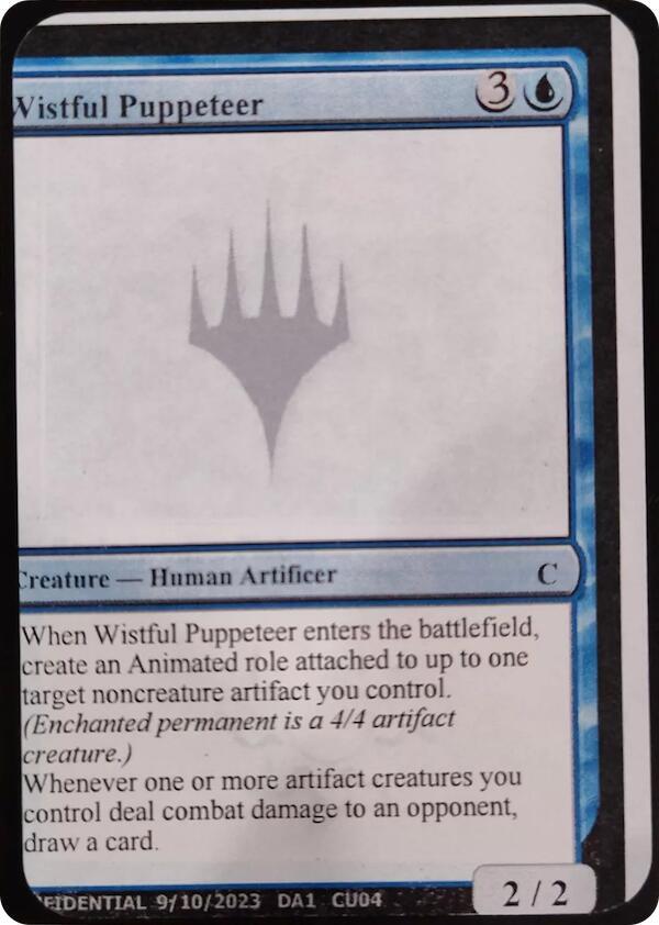 Wistful Puppeteer [Un-Known Event Playtest Cards]