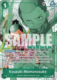 Kouzuki Momonosuke (Winner Pack Vol. 7) (OP01-041) [One Piece Promotion Cards]