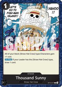 Thousand Sunny (ST14-017) [Starter Deck 14: 3D2Y]