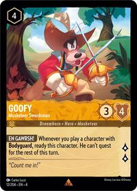 Goofy - Musketeer Swordsman (12/204) [Ursulas Return]