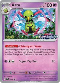 Xatu - 059 (Prerelease) [Staff] (059) [SV Scarlet and Violet Promo Cards]