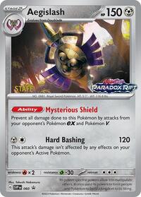 Aegislash - 060 (Prerelease) [Staff] (060) [SV Scarlet and Violet Promo Cards]