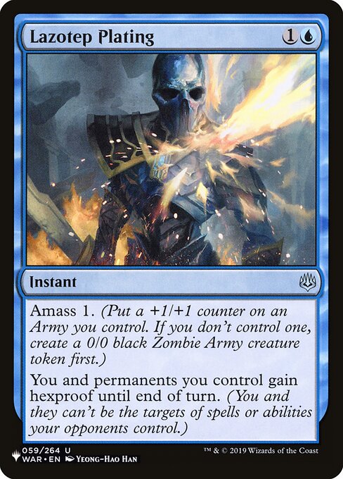 Lazotep Plating (WAR-59) [The List]