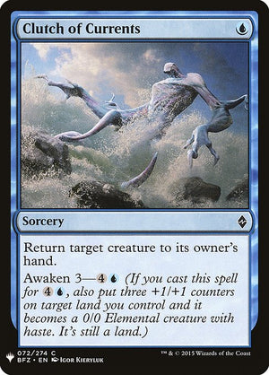Clutch of Currents (BFZ-72) [The List]