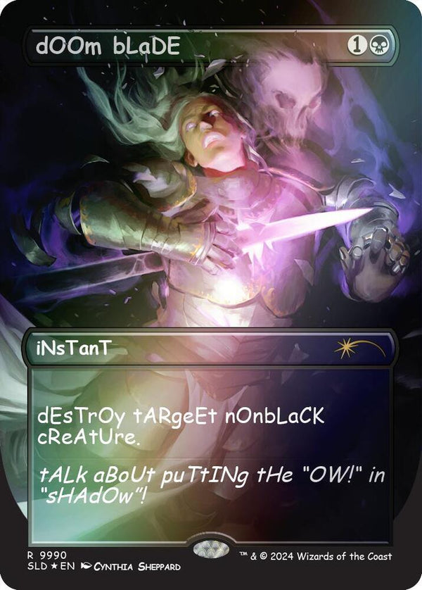 dOOm bLaDE (Rainbow Foil) (9990) [Secret Lair Drop]