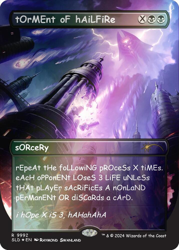 tOrMEnt oF hAiLFiRe (Rainbow Foil) (9992) [Secret Lair Drop]