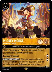 Mickey Mouse - Musketeer Captain (16/204) [Ursulas Return]