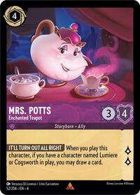 Mrs. Potts - Enchanted Teapot (52/204) [Ursulas Return]