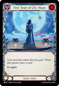 First Tenet of Chi: Moon (ENG018) [Blitz Deck Part the Mistveil Enigma]