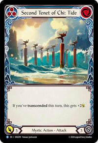 Second Tenet of Chi: Tide (ENG019) [Blitz Deck Part the Mistveil Enigma]
