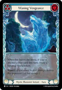 Waning Vengeance (Blue) (ENG024) [Blitz Deck Part the Mistveil Enigma]