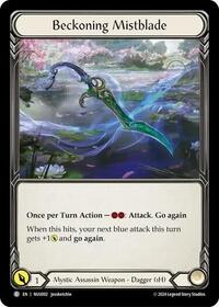 Beckoning Mistblade (NUU002) [Blitz Deck Part the Mistveil Nuu]