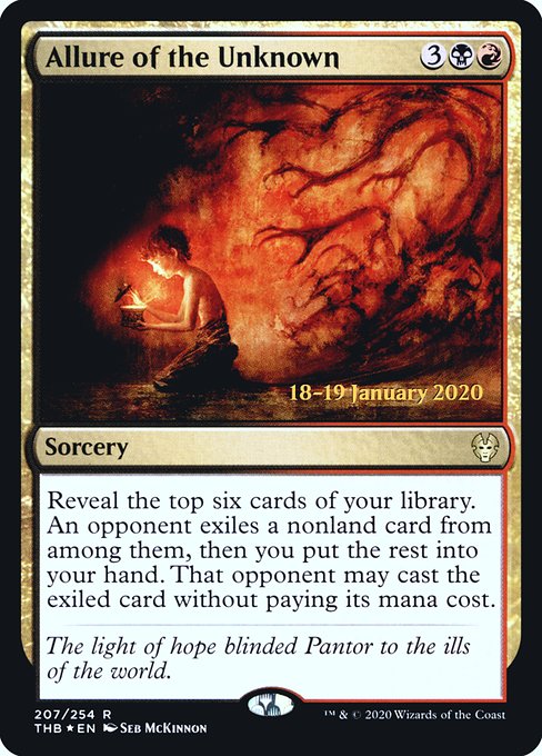 Allure of the Unknown (207s) [Theros Beyond Death Promos]