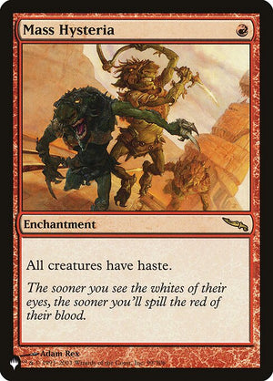 Mass Hysteria (MRD-99) [The List]