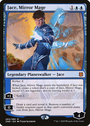 Jace, Mirror Mage (63p) [Zendikar Rising Promos]