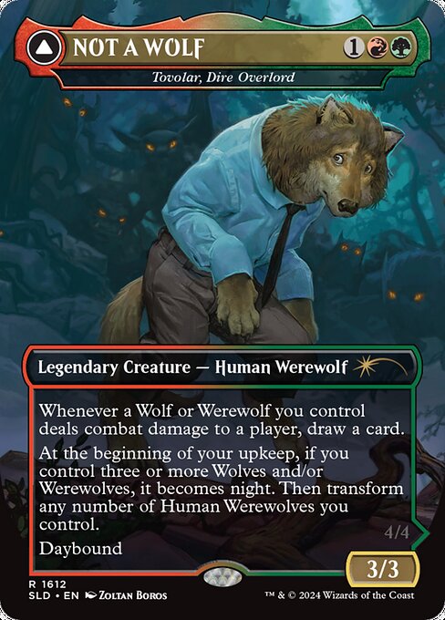 Tovolar, Dire Overlord // Tovolar, the Midnight Scourge (1612) [Secret Lair Drop]