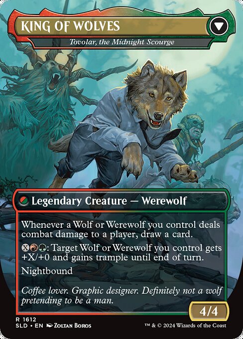 Tovolar, Dire Overlord // Tovolar, the Midnight Scourge (1612) [Secret Lair Drop]