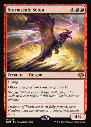 Stormscale Scion (123p) [Tarkir: Dragonstorm Promos]
