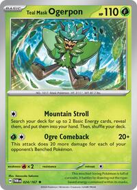 Teal Mask Ogerpon (024/167) [SV06 Twilight Masquerade]