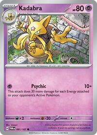 Kadabra (081/167) [SV06 Twilight Masquerade]