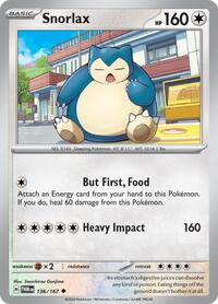 Snorlax (136/167) [SV06 Twilight Masquerade]