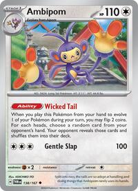 Ambipom (138/167) [SV06 Twilight Masquerade]