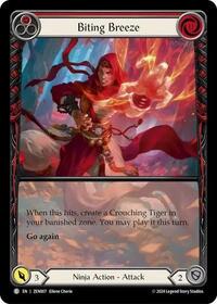 Biting Breeze (Red) (ZEN007) [Blitz Deck Part the Mistveil Zen]